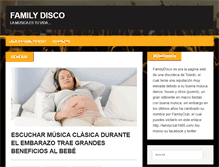 Tablet Screenshot of familydisco.es
